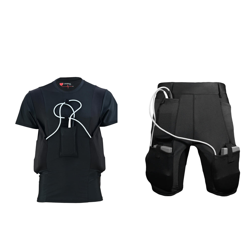 Lvad Black Shirt and Shorts Bundle